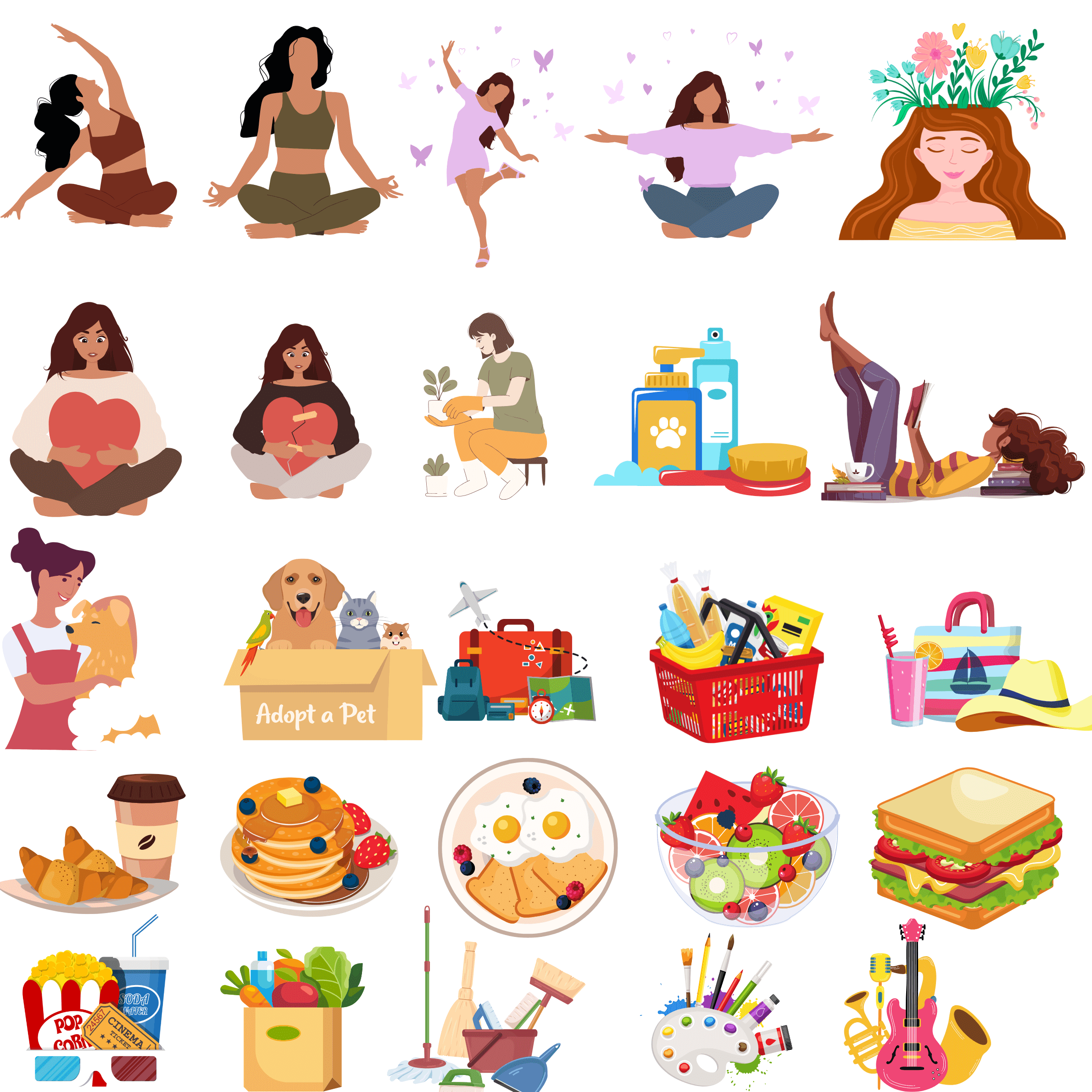 8,000+ Digital Stickers For Planners, & Journals |Includes Resell Rights