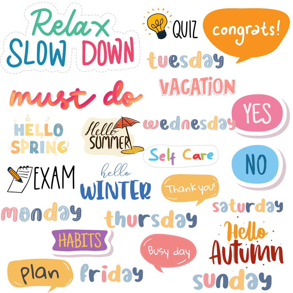 8,000+ Digital Stickers For Planners, & Journals |Includes Resell Rights