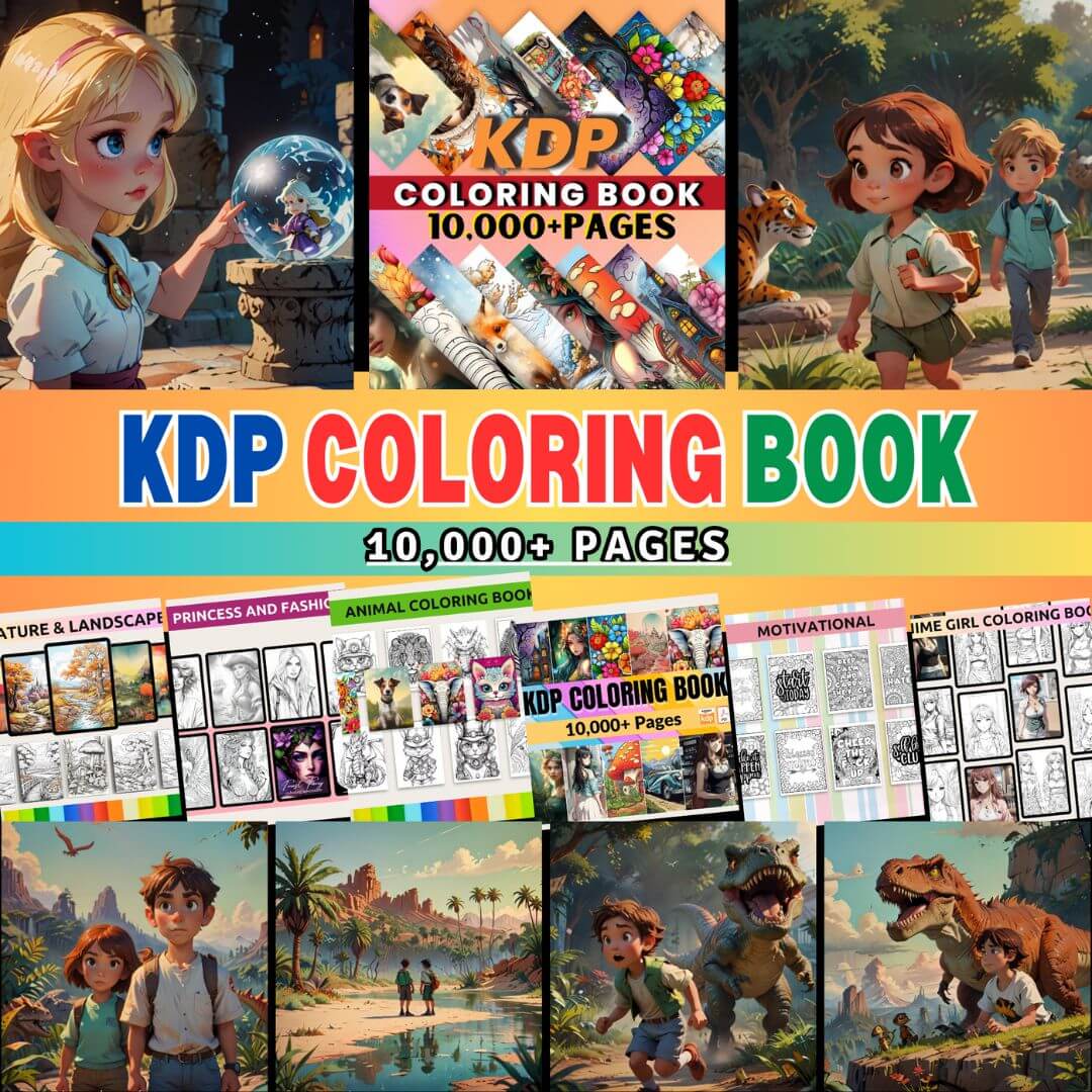 10,000+ Pages PLR Coloring Books | With Resell Rights