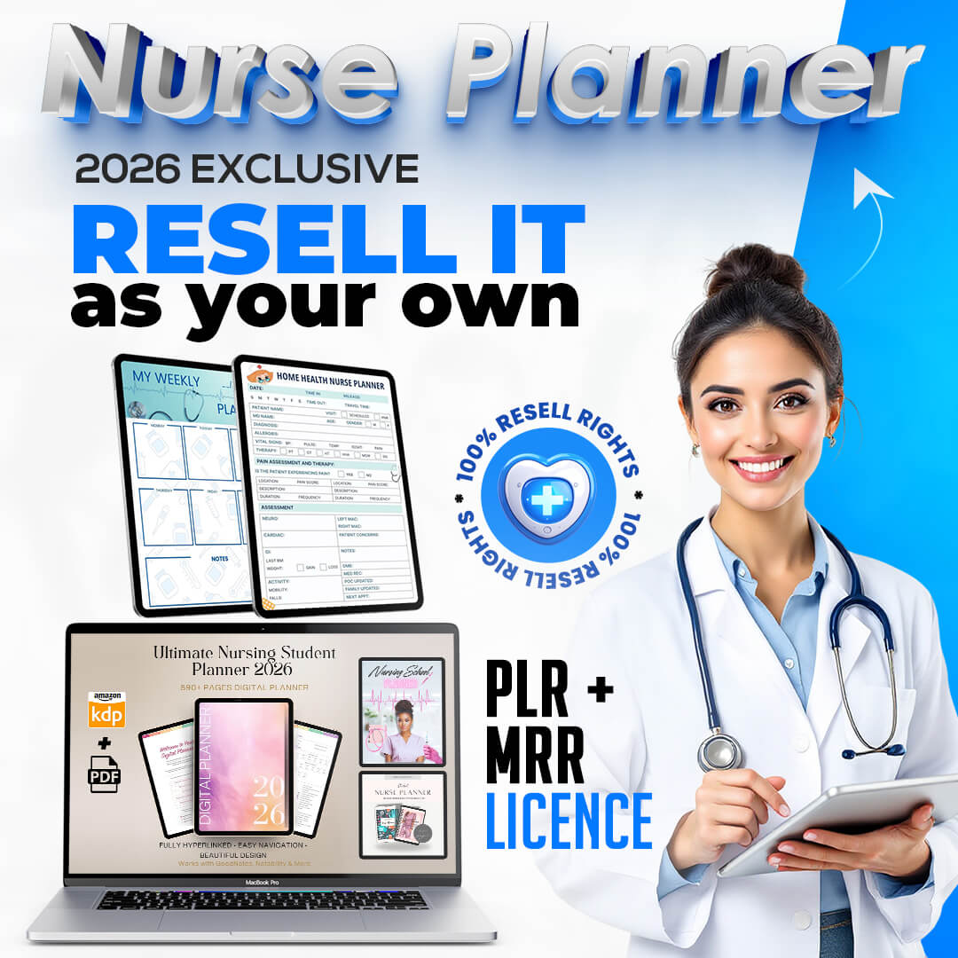 Student Nurse Planner Bundle with Resell Rights