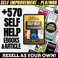 570+ Self-Help PLR eBooks with Resell Rights