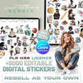 8,000+ Digital Stickers For Planners, & Journals |Includes Resell Rights