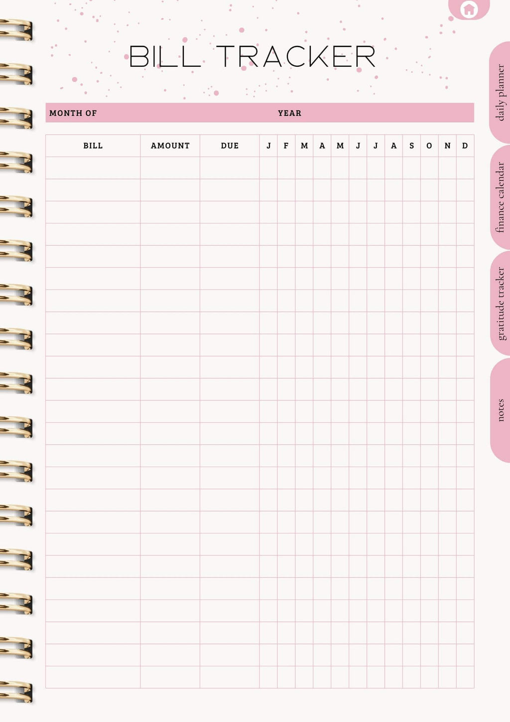 That Girl Planner: Both Digital & Printable | with Resell Rights