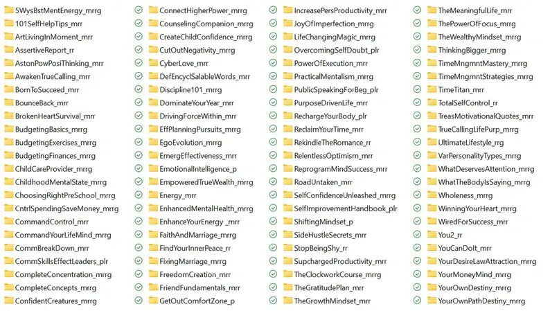 570+ Self-Help PLR eBooks with Resell Rights