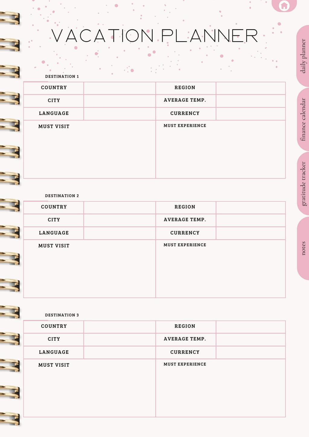 That Girl Planner: Both Digital & Printable | with Resell Rights